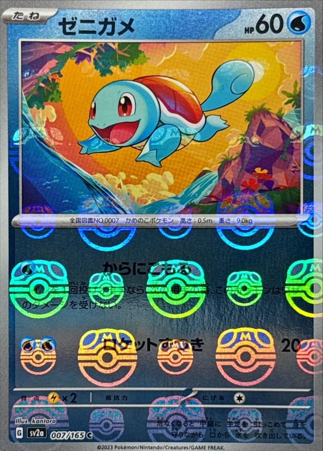 ゼニガメ(マスターボール)