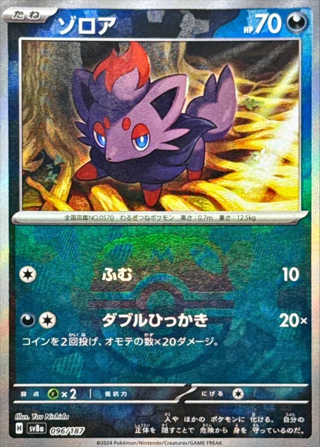 ゾロア(マスターボール)