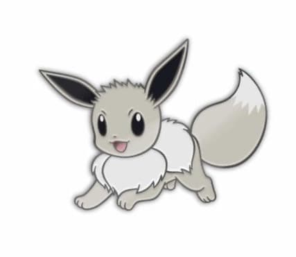 ピンバッジ『海外/色違いイーブイ』